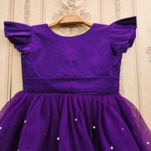 baesd girls embellished flared sleeve fit flare d