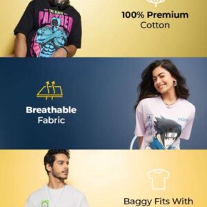 bewakoof green friends printed drop shoulder sleev