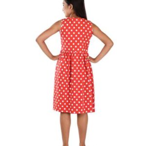 clothe funn girls cotton polka dot printed fit fl
