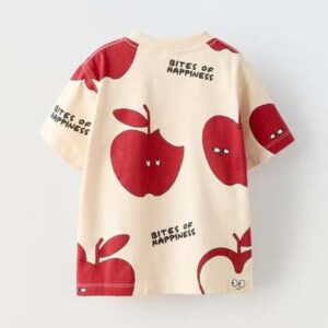 googo gaaga boys round neck conversational printed