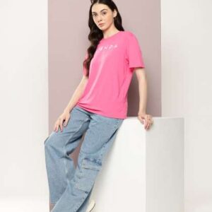kook n keech friends printed dropshoulder sleeves