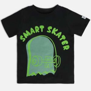 mini klub boys graphic printed round neck cotton t