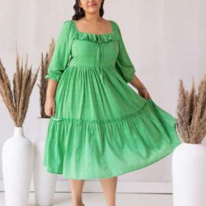 polago clothing fit flare mini dress