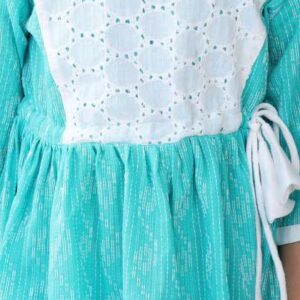 sangria girls printed cotton knee length dresses