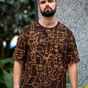 stormborn men graphic printed dropshoulder sleeves