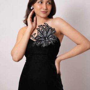 tailormade clothing women bandeau maxi dress