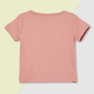 max girls pack of 3 graphic printed round neck pur