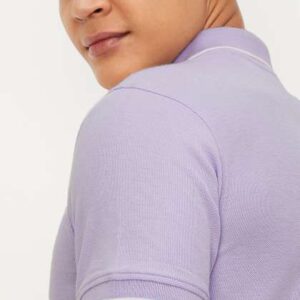 max polo collar short sleeves cotton tshirt